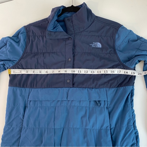 The North Face Pullover 1/4 Button Jacket Blue - Picture 8 of 12